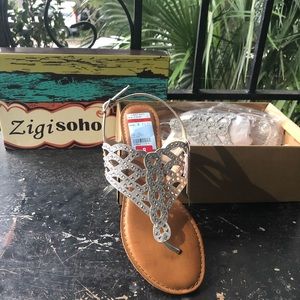 Silver Sandal NIB
